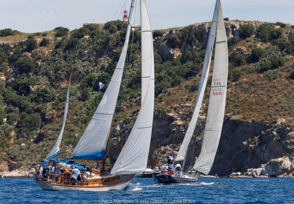 Segona prova de la regata Vela Clàssica Costa Brava