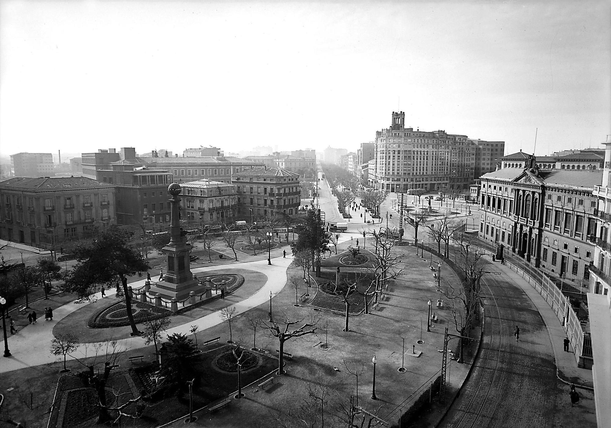 Así Zaragoza en los años 40, en imágenes