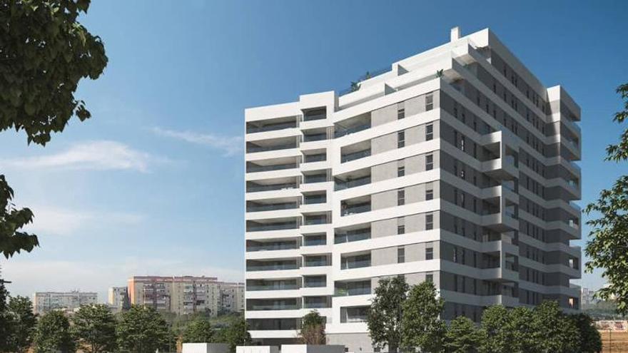 Luz verde a un nuevo edificio de 14 plantas en el barrio de la Cruz del Campo: albergará 89 viviendas y 114 aparcamientos