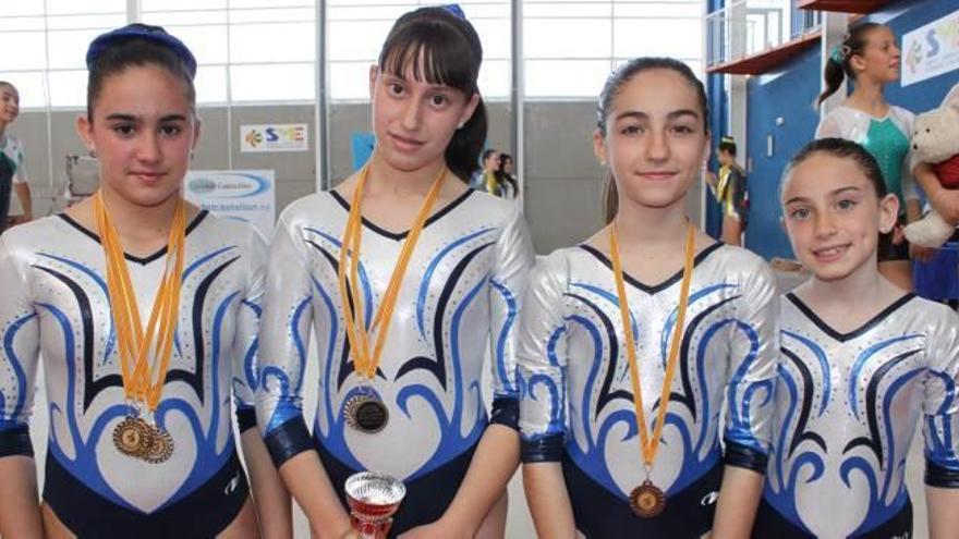 El CGA Safor-Gandia se luce en Vila-real con ocho medallas de ámbito nacional