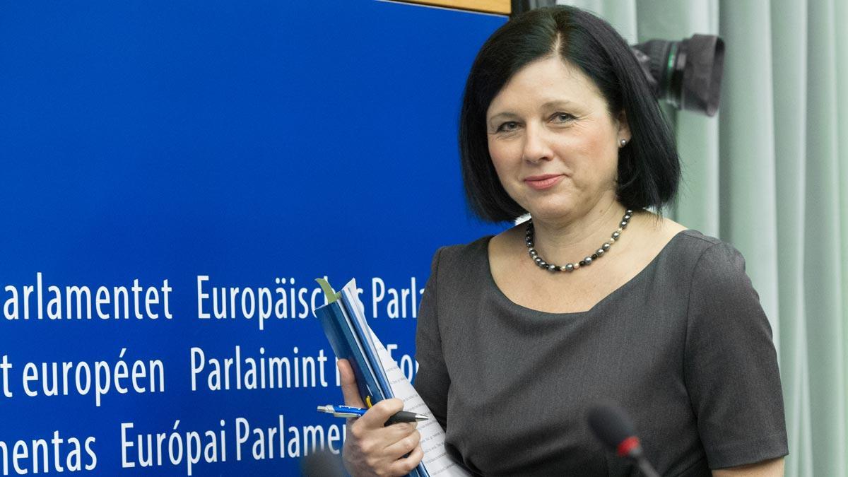 La vicepresidenta de la Comisión y titular de Valores y Transparencia, Vera Jourová.