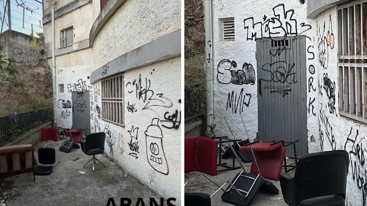 Estat d'algun dels espais vandalitzats a l'església
