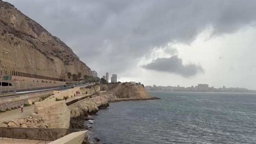 La dana llega a la ciudad de Alicante