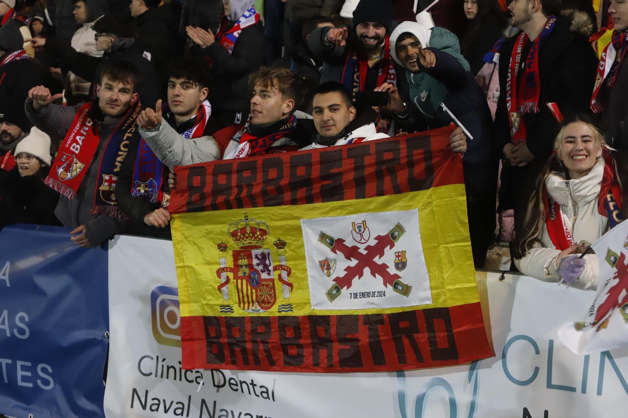 En imágenes | La UD Barbastro roza la épica y cae derrotado contra el FC Barcelona (2-3)