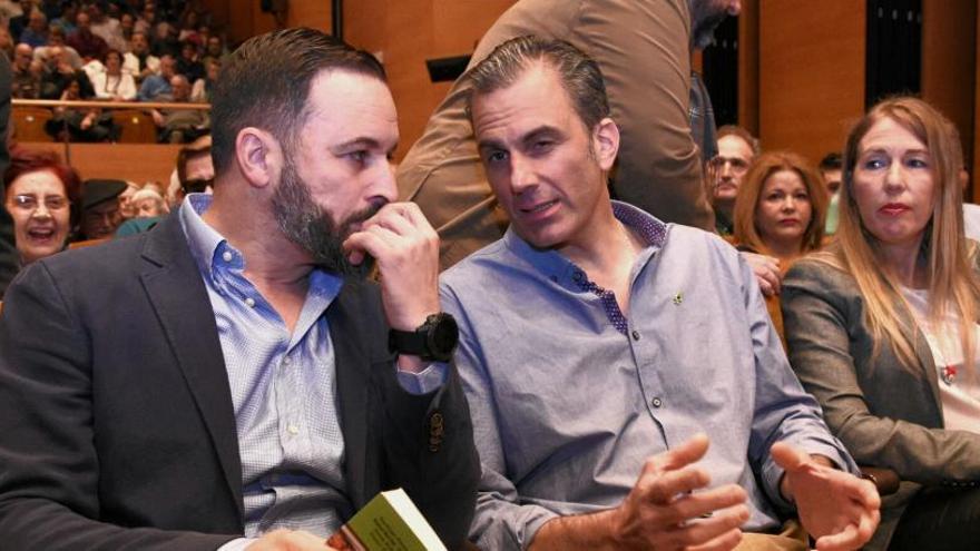 Ortega Smith, junto a Santiago Abascal.