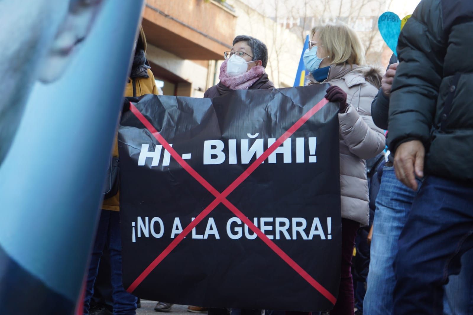 GALERÍA | Las mejores fotos de la manifestación en Zamora de la comunidad ucraniana contra la guerra