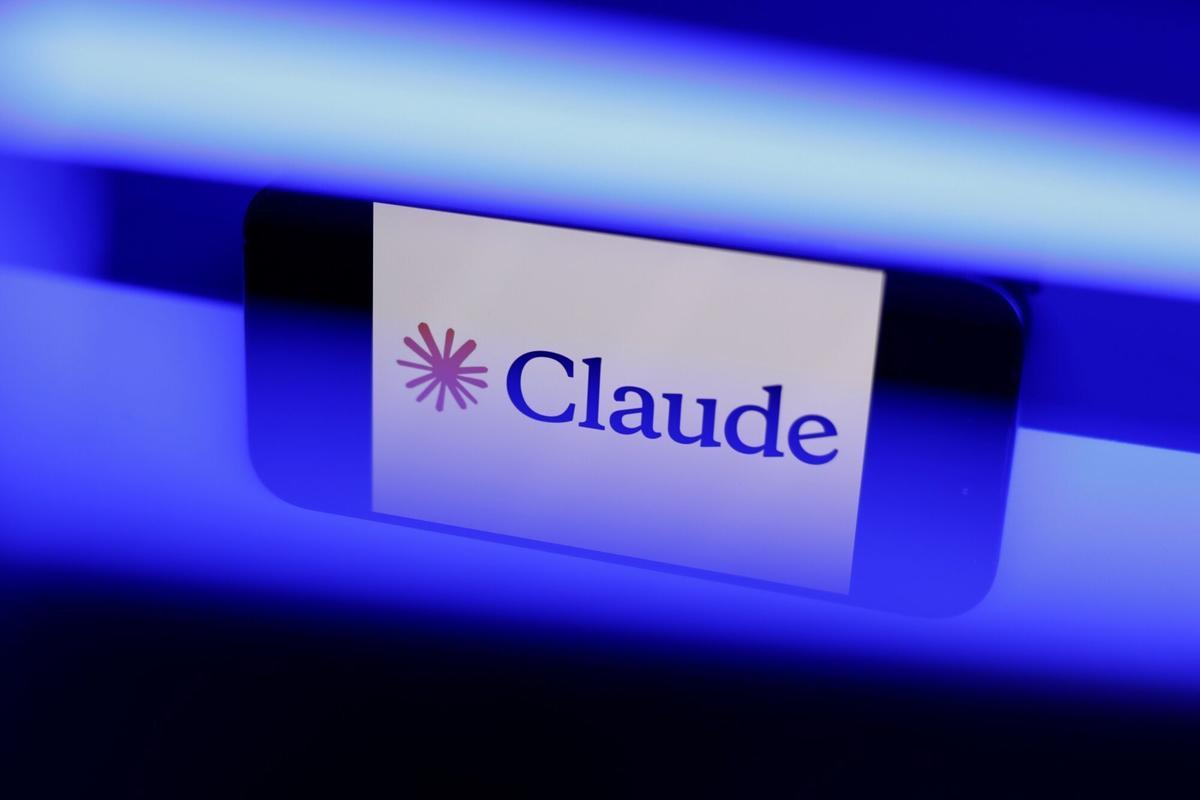 The Anthropic Claude logo arranged on a smartphone in Sydney, Australia, on Thursday, April 24, 2026. Anthropic PBC has said its new artificial intelligence tool, Mythos, is too powerful to release to the general public. Photographer: Brendon Thorne/Bloomberg