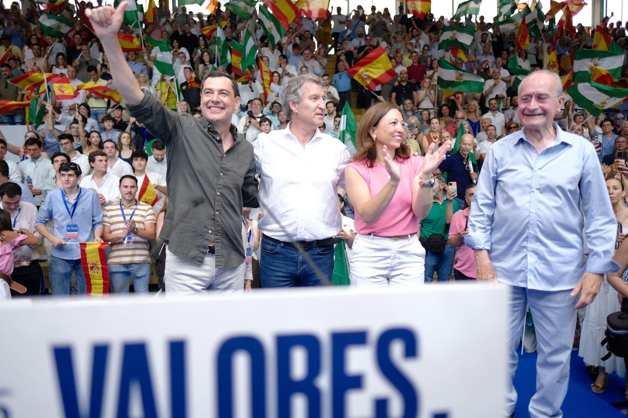 Mitin del Partido Popular en Málaga