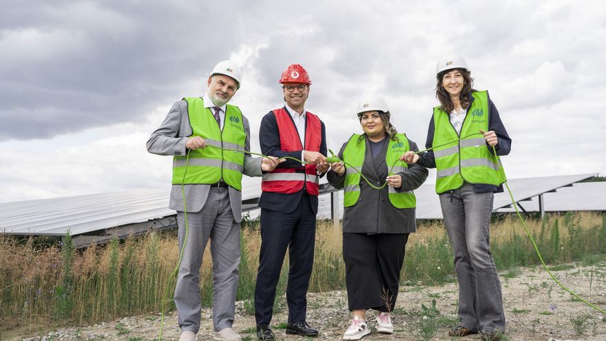 Iberdrola pone en marcha su primer parque solar en Alemania para suministrar energía Vodafone