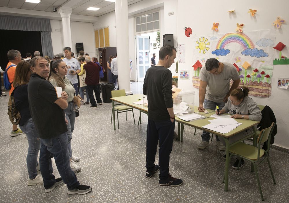 Arranca la jornada electoral del 28M en Sagunt