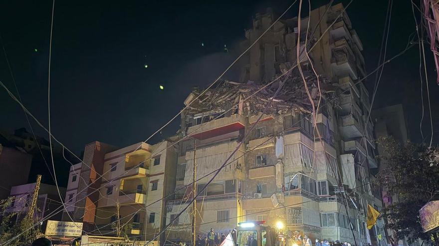 Israel bombardea Beirut por primera vez desde la entrada en vigor del alto el fuego