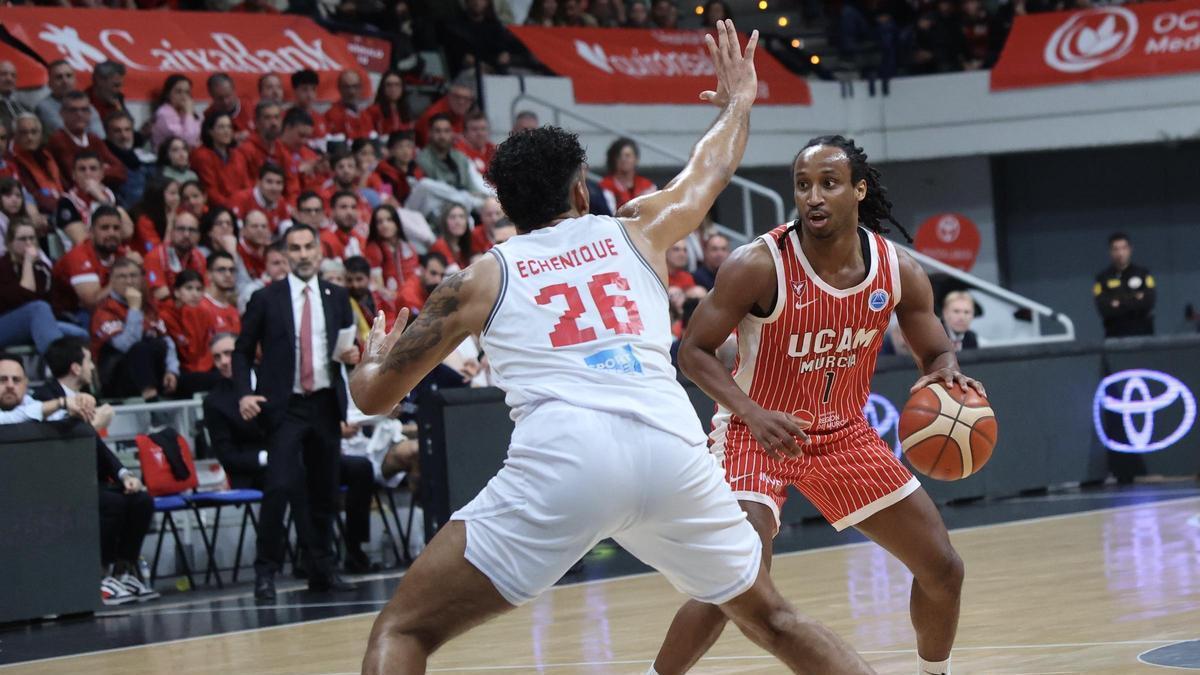 Michael Forrest durante el partido del miércoles.