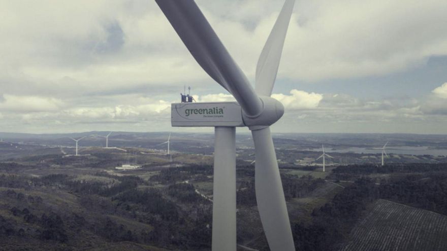 Aerogenerador de un parque eólico de Greenalia. |  FDV