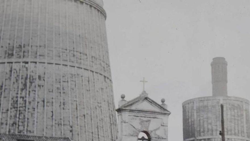 La capilla del barrio Urquijo, que no se conserva.