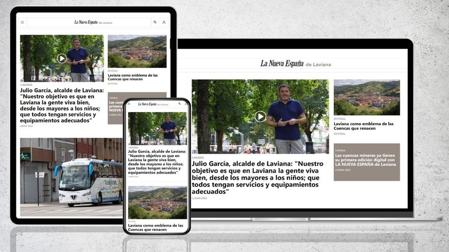 LA NUEVA ESPAÑA estrena una edición digital con toda la información de Laviana
