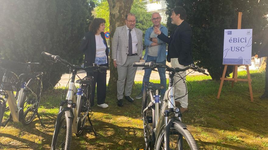 Como se utiliza o novo servizo de bicicletas da Universidade de Santiago?