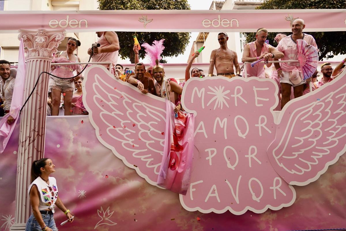 Celebración de la Pride, marcha del Orgullo en Torremolinos
