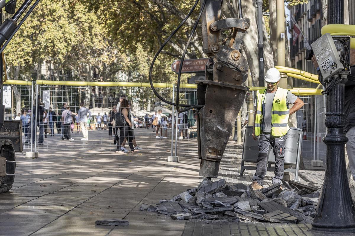 Barcelona empieza las obras de la Rambla