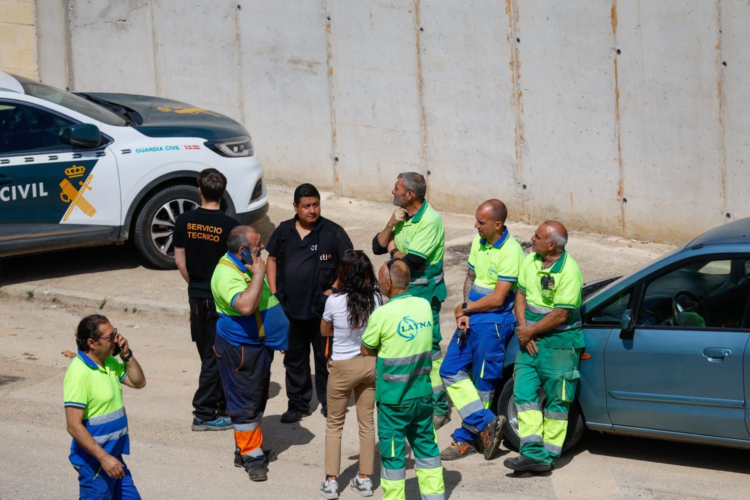 El incendio de la empresa de reciclaje de Silla, en imágenes