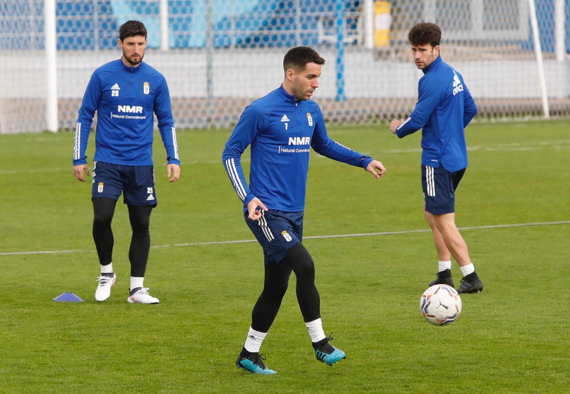 El entrenamiento del Oviedo