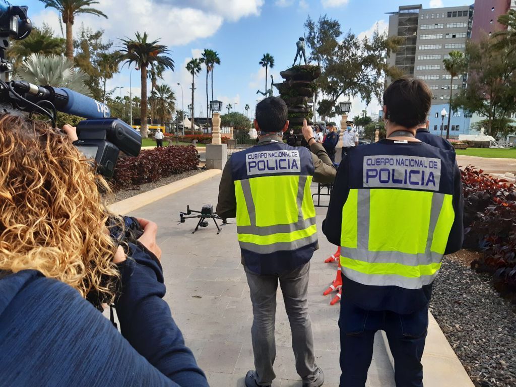 La Jefatura de la Policía Nacional de Canarias se servirá de drones para complementar el trabajo de los helicópteros