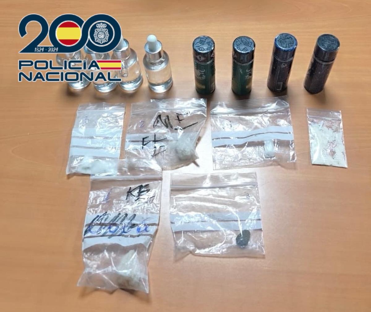 Anfetaminas intervenidas en otro de los controles.