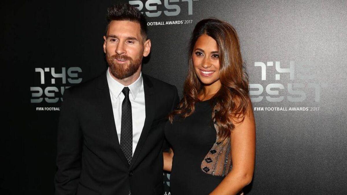 Leo Messi, junto a su esposa Antonela Roccuzzo.