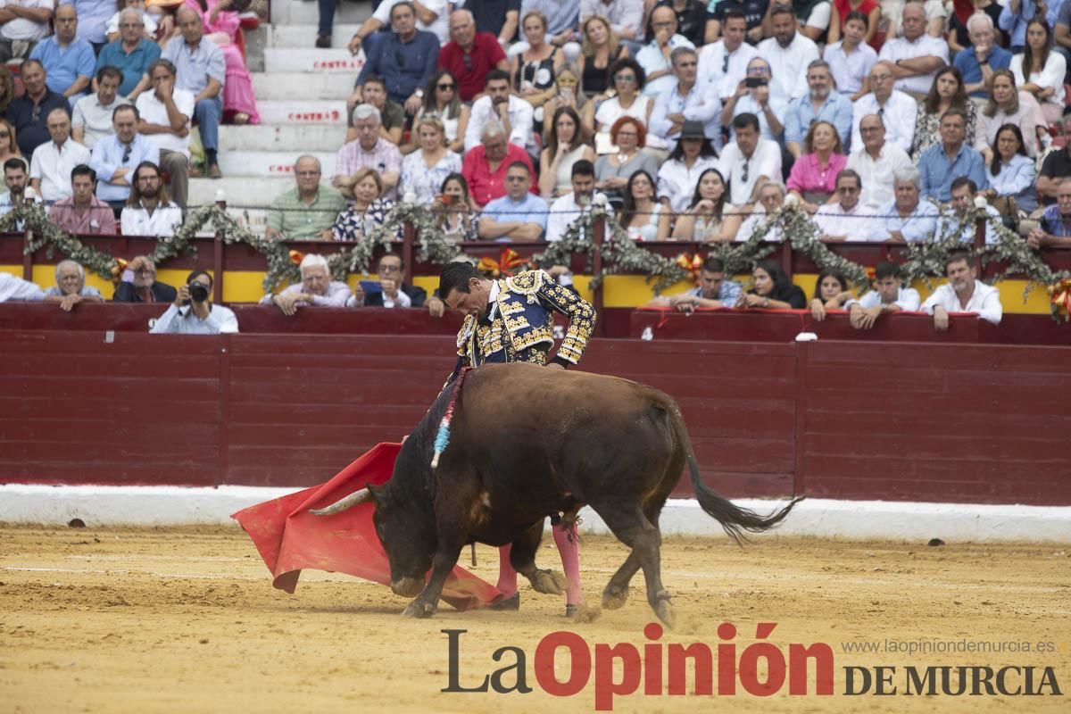 Cuarta corrida en la Feria Taurina de Murcia (Castella, Manzanares y Ureña)