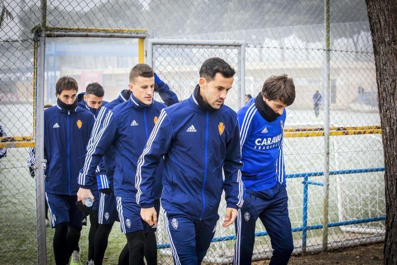 Entrenamiento del 13 de enero del Real Zaragoza