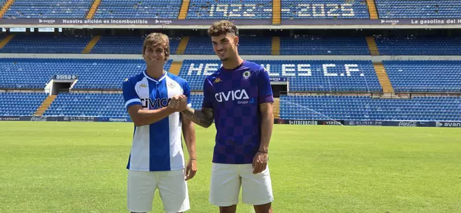 Slavy y Bolo apuntan al ascenso en su presentación como jugadores del Hércules