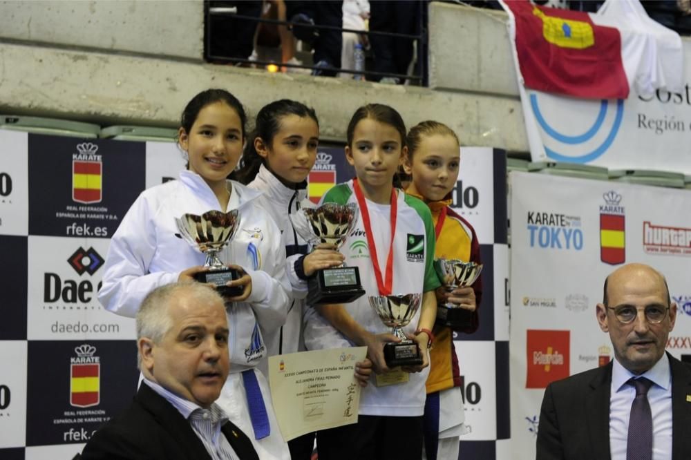 Podium del Campeonato de Kárate