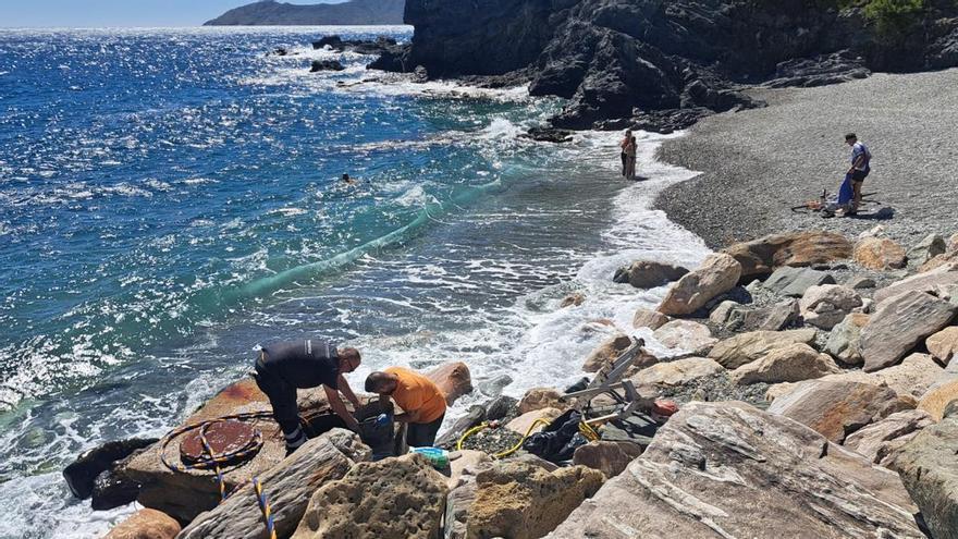 El Consorci d’Aigües Costa Brava Girona resol la fuita de la platja de la Gola de Llançà