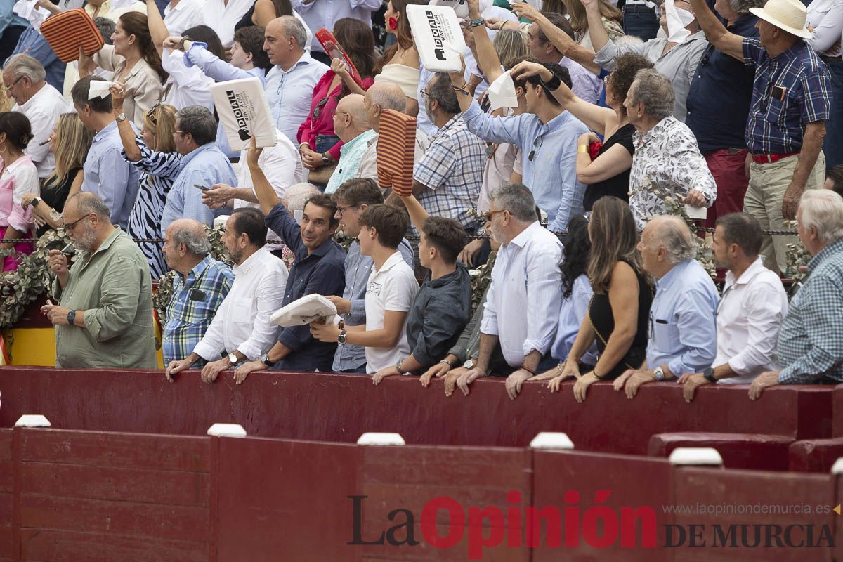 Cuarta corrida en la Feria Taurina de Murcia (Castella, Manzanares y Ureña)