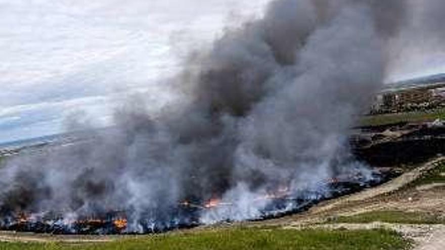 Madrid rebaja el nivel de alerta por la mejora del incendio de Seseña