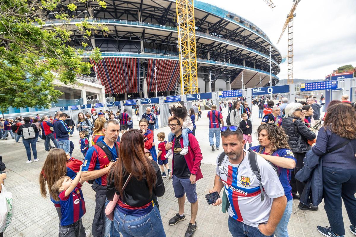 Así está el Camp Nou antes del decisivo partido del Barça femenino contra el Bayern