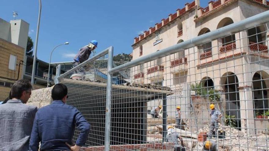 Imagen de los trabajos en caseta Mascarelles.