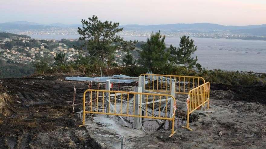 Monte do Castro era la ubicación original, aunque las obras fueron paralizadas. // Gonzalo Núñez