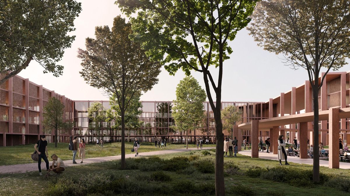 Imagen de cómo será el patio interior del futuro 'Campus'.