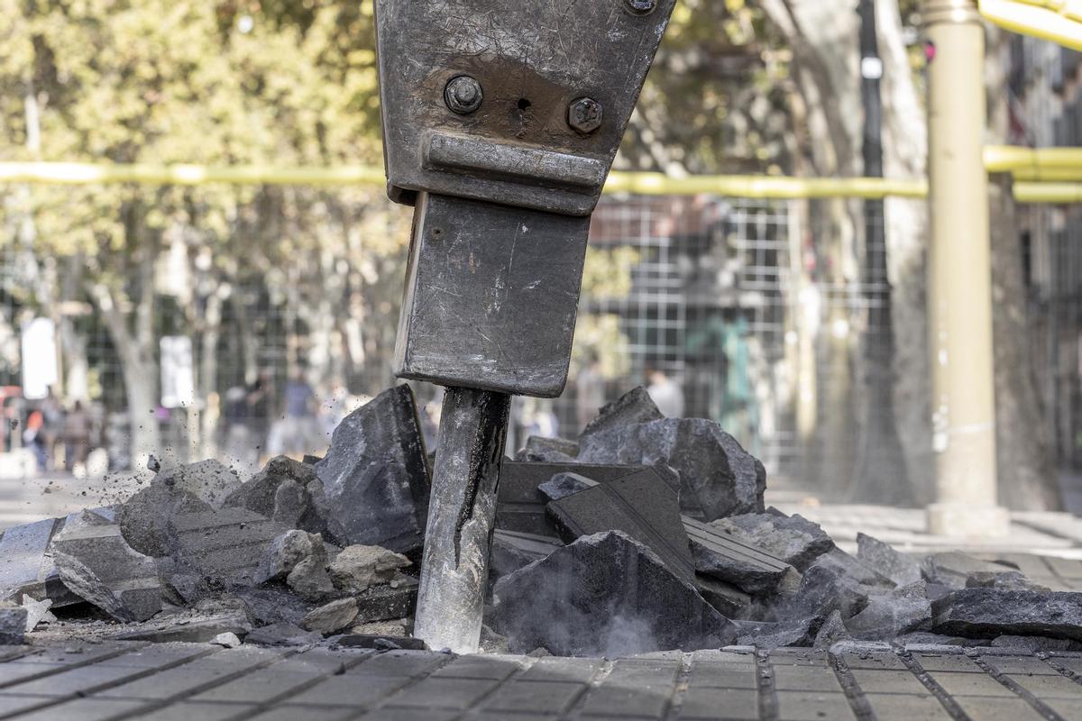 La destrucció de la Rambla La destrucció de la Rambla