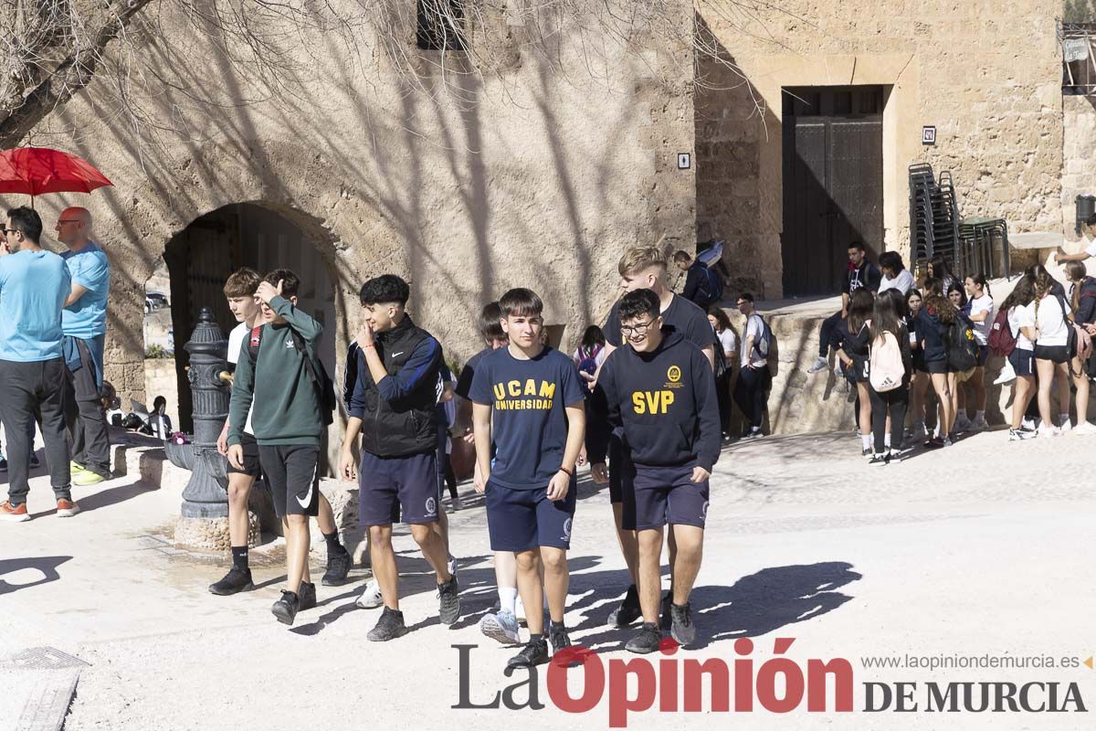 Peregrinación de alumnos de Religión de Secundaria y Bachillerato a Caravaca