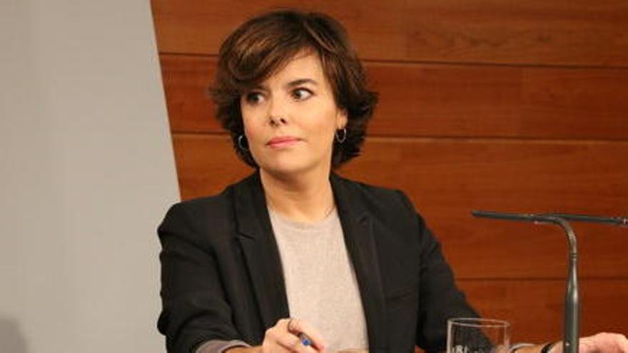 La vicepresidenta del govern espanyol, Soraya Sáenz de Santamaría