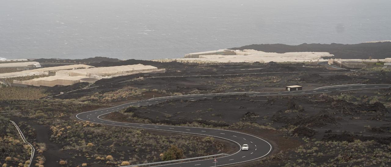 Carretera de Puerto Naos, en La Palma