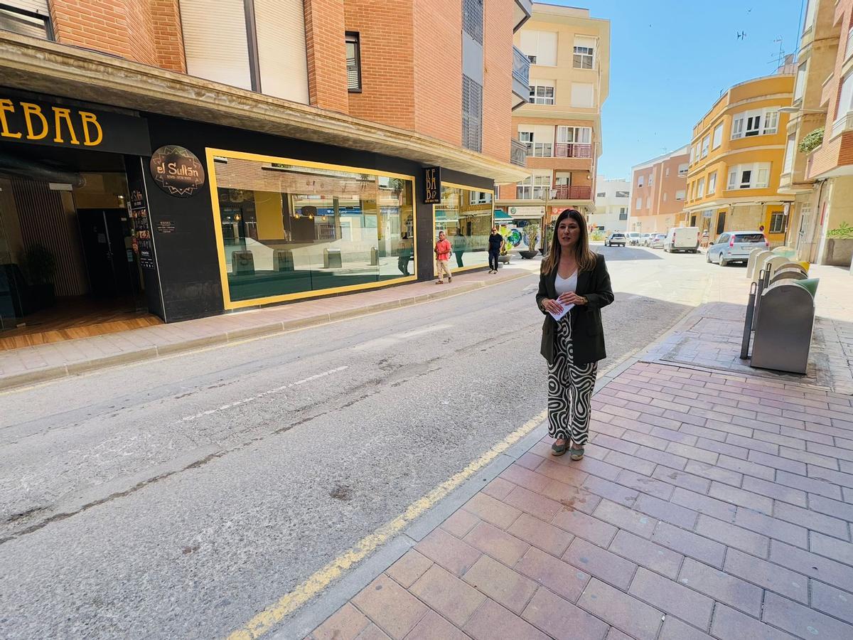 Medina Mínguez durante la comparecencia.