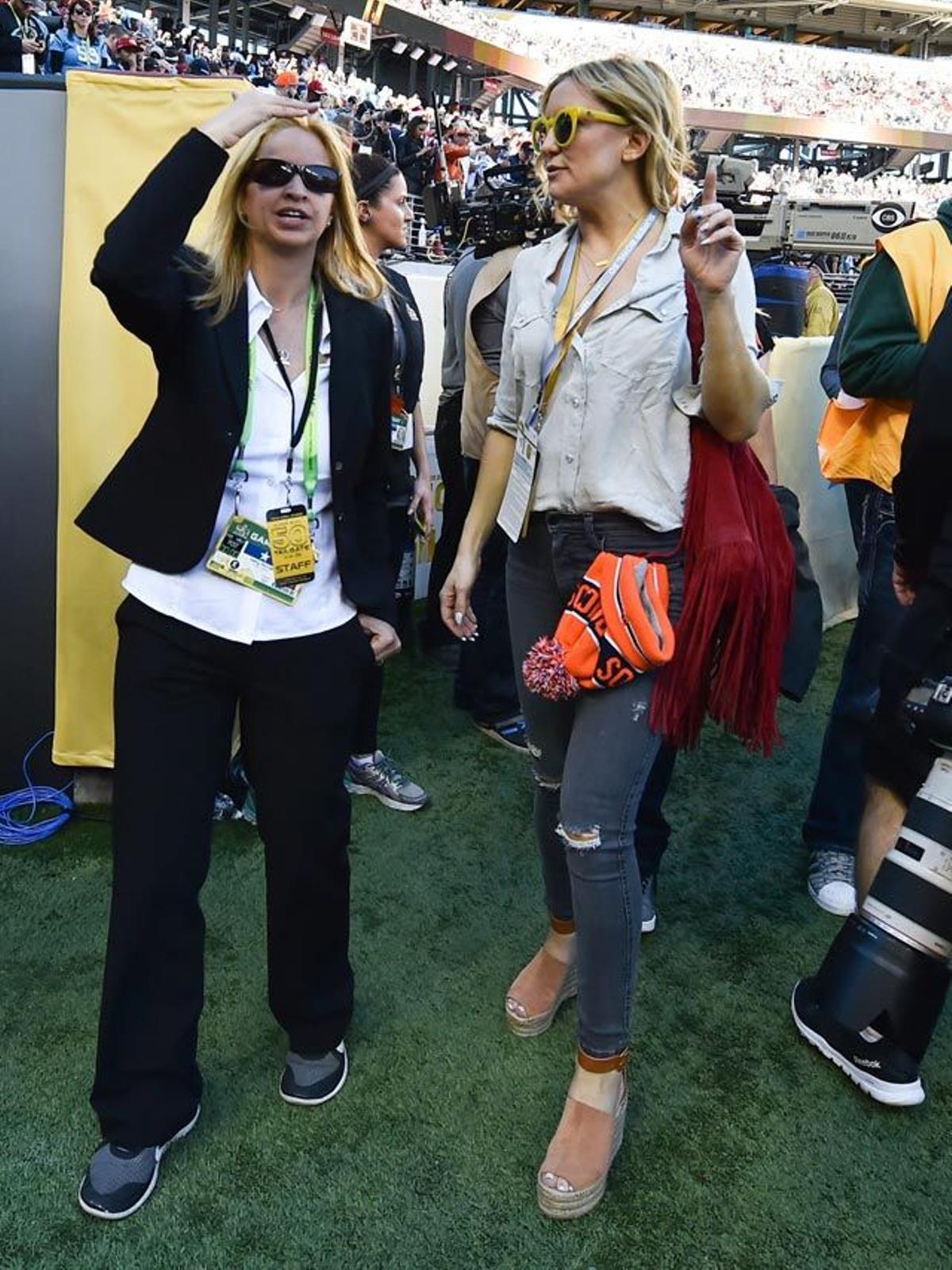 Kate Hudson, en la Super Bowl.