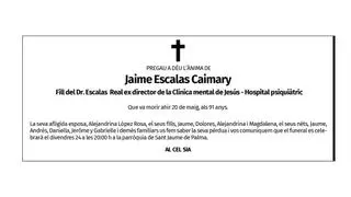 Jaime Escalas Caimary
