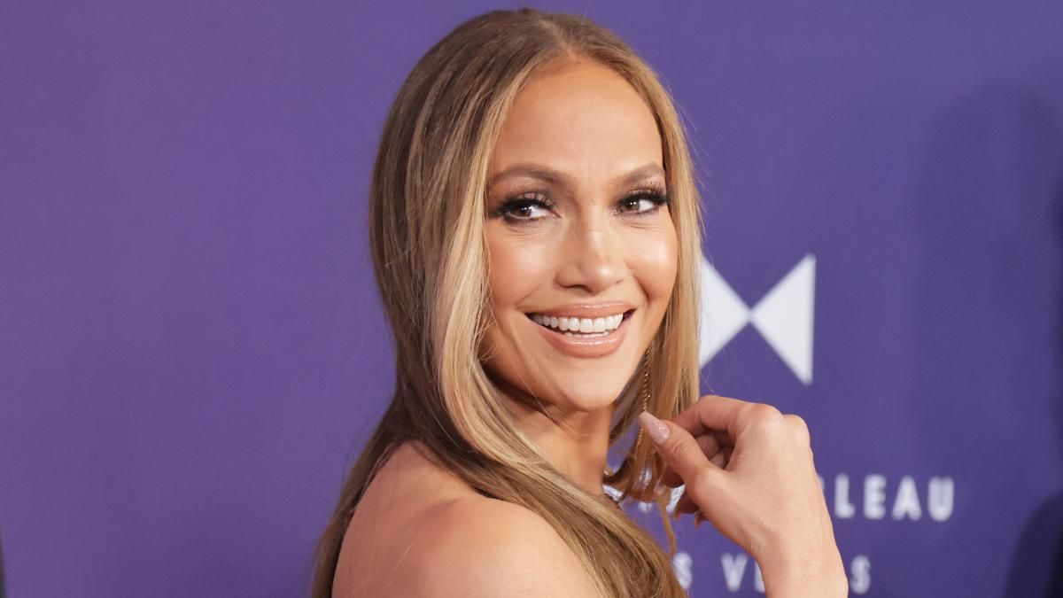 Jennifer López durante los American Music Awards