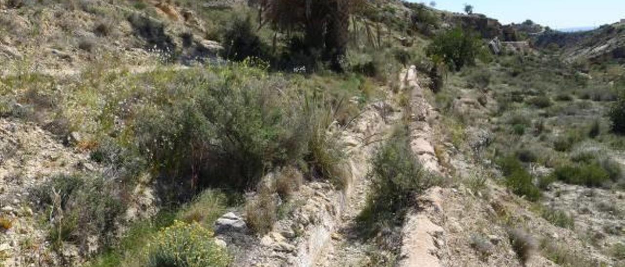 Una acequia de la época emiral en Crevillent