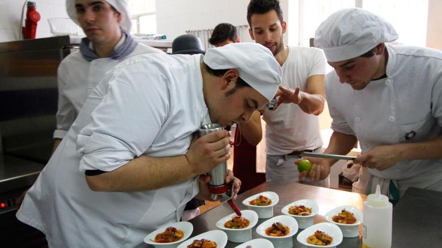 El cocinero zamorano Valentino Ligia