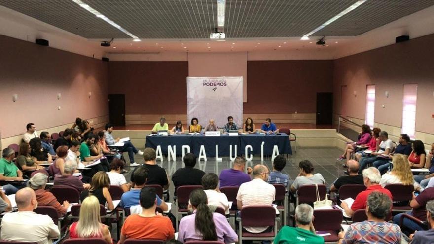 Consejo Ciudadano de Podemos Andalucía celebrado en Mollina