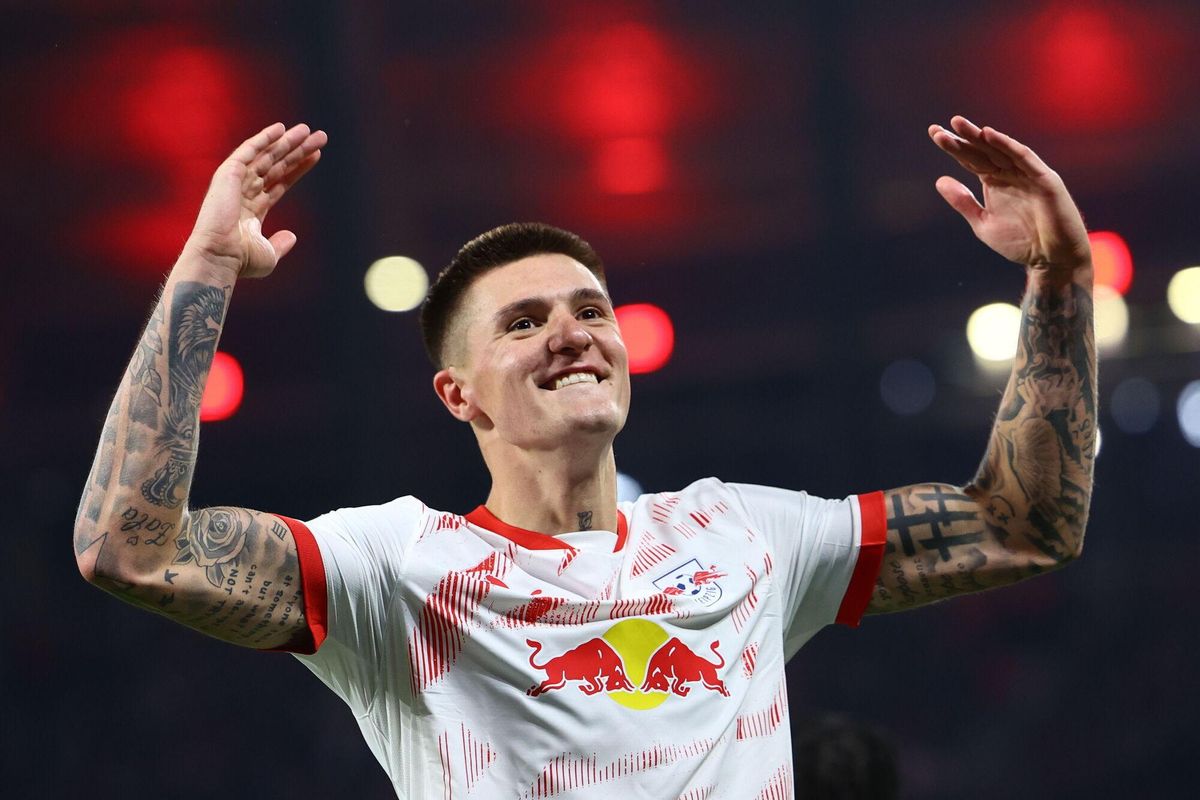 Benjamin Sesko, estrella del RB Leipzig